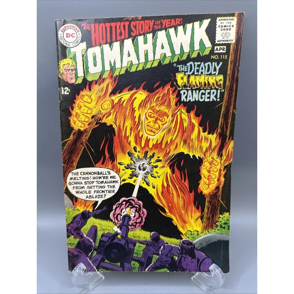 TOMAHAWK #115 VG, Western, DC Comics 1968 Stock Image